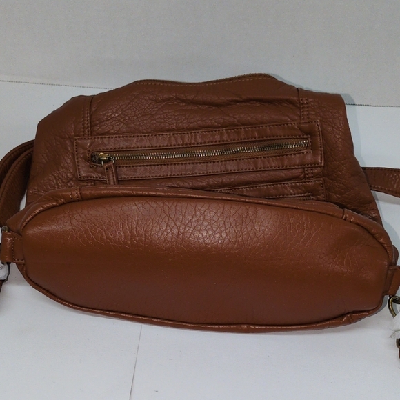 Ampere Creations Vegan Leather Backpack in Tan - Picture 10 of 12